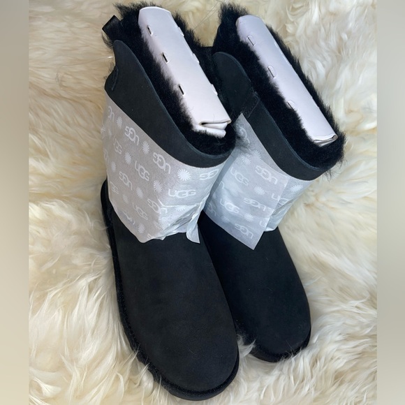 UGG Women's' Bailey Bow II Boot, Black - Picture 10 of 11